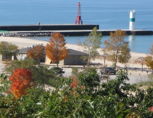 72-Autumn View of Lake Michigan